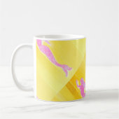 Mug merveille sous-marine rose (Gauche)