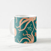Mug Merveilles sous-marines : Octopus Starfish Dance (Devant gauche)