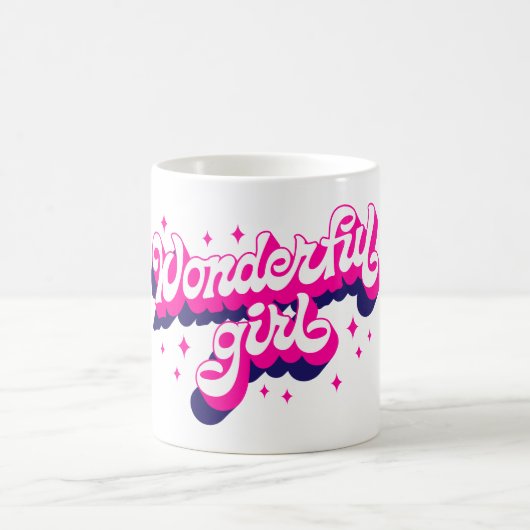 Mug Merveilleuse fille (Centre)