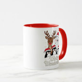 Mug Merveilleux Hiver – Animaux de Fêtes Mignons (Devant droit)