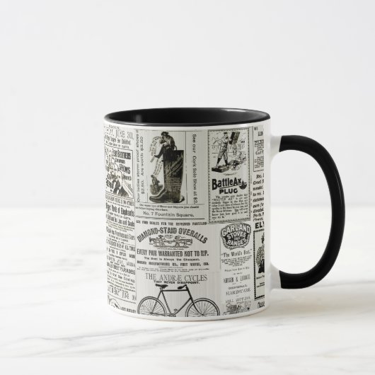 Mug Merveilleux journal de l'ère victorienne publicité (Droite)