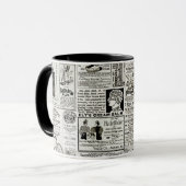 Mug Merveilleux journal de l'ère victorienne publicité (Devant gauche)