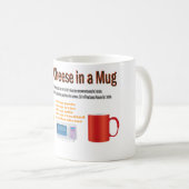 Mug Merveilleux Macaroni et fromage Extraordinaire rec (Devant droit)