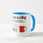 Mug Merveilleux Macaroni et fromage Extraordinaire rec (Devant droit)