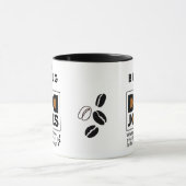 Mug Merveilleux papa plaisante Design Texte Typographi (Centre)