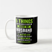 Mug Mes 5 choses à savoir sur (Gauche)