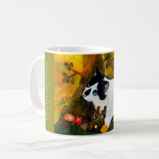 Mug Mes 9 Felines "Daffy" (Devant gauche)