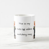Mug Mes adorables vidéos de chats (Centre)