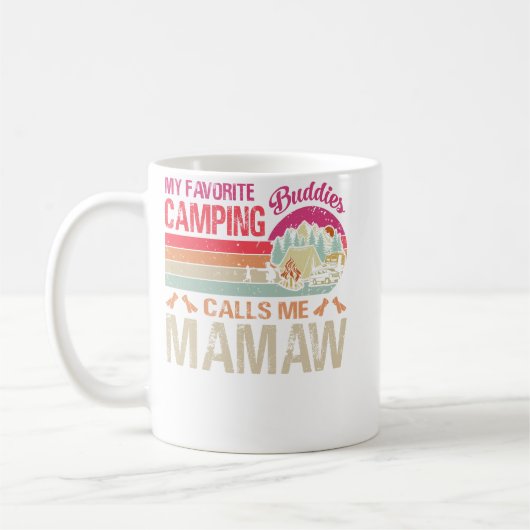 Mug Mes Amies De Camping Préférées M'Appelent Mamaw Vi (Gauche)