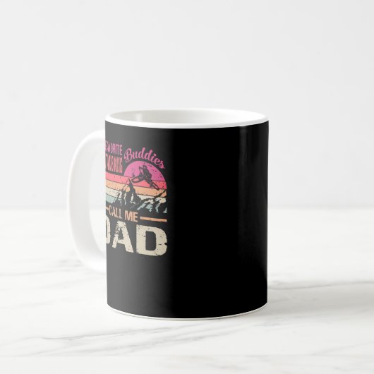 Mug Mes amis préférés VTT Appelez-Moi Papa Vi (Devant gauche)