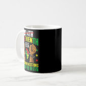Mug Mes ancêtres n'étaient pas en 1776 juneteenth 1865 (Devant gauche)