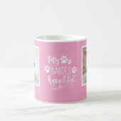 Mug Mes bébés ont des pattes photo rose (Centre)