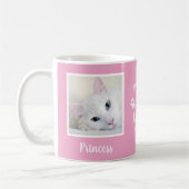 Mug Mes bébés ont des pattes photo rose (Gauche)