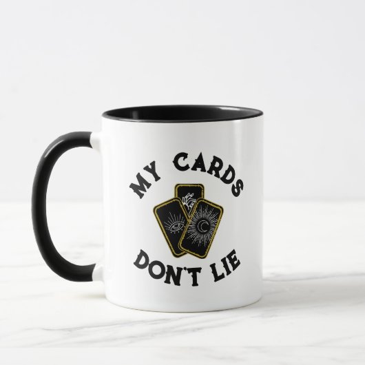 Mug "Mes cartes ne mentent pas" sorcière de Tarot (Gauche)