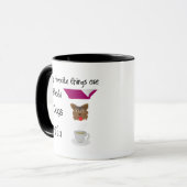 Mug Mes choses préférées Livres, Chiens, Thé (Devant gauche)