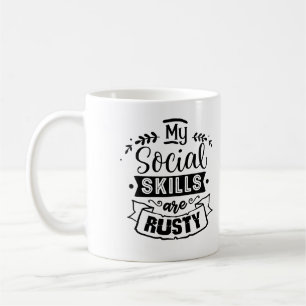 Mug Mes compétences sociales sont des introvertis rou
