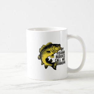 Mug Mes copains de pêche m'appellent Grandpa Fun Fish