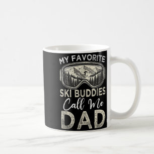 Mug Mes copains de ski préférés m'appellent Papa Vinta