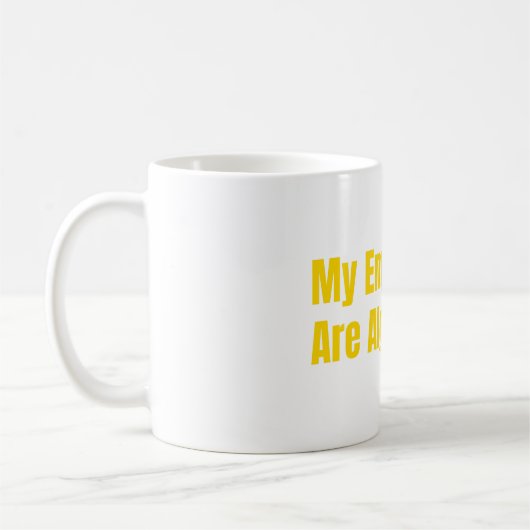 Mug Mes employés sont des algorithmes Entrepreneur en (Gauche)