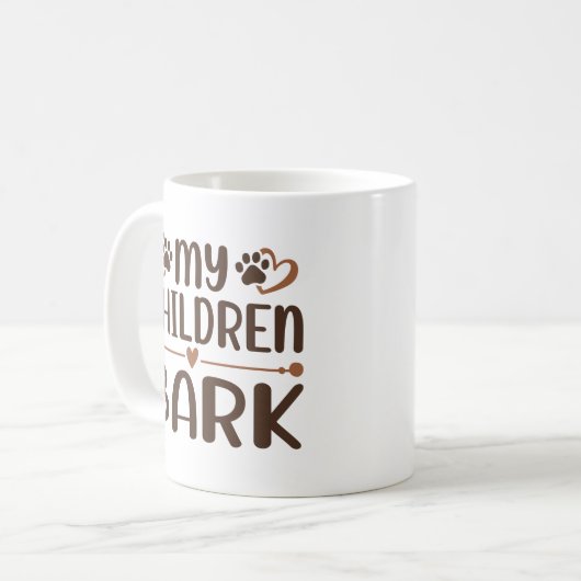 Mug Mes enfants écorchent (Devant gauche)