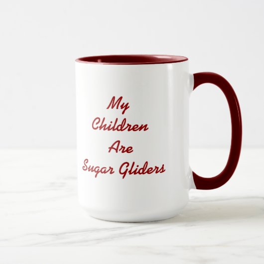 Mug Mes enfants sont des planeurs de sucre (Droite)
