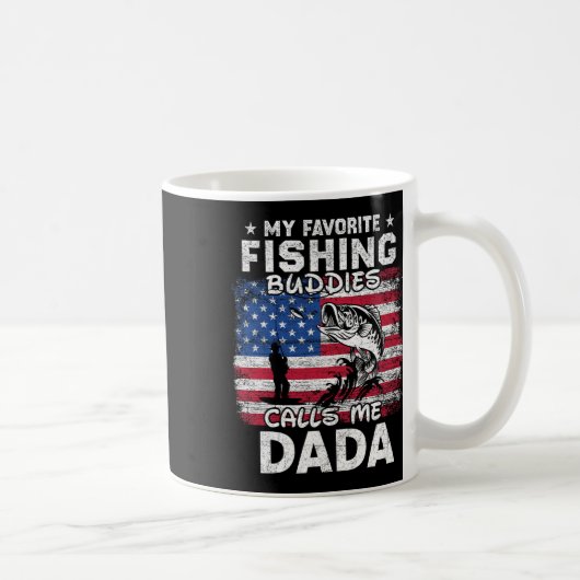 Mug Mes Épouses De Pêche Préférées M'Appelle Dada Fish (Droite)