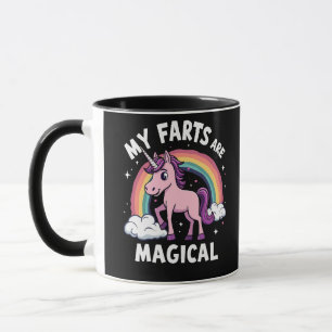 Mug Mes Farts sont Magique Funny Unicorn Arc-en-ciel