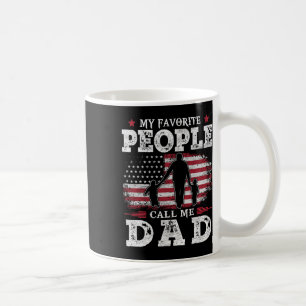 Mug Mes Favoris Appelez-Moi Papa Us Drapeau Drapeau Dr