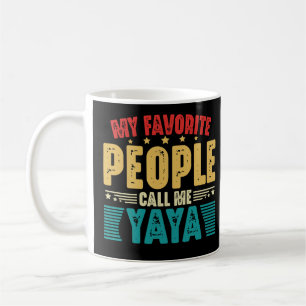 Mug Mes Favoris M'Appelent Les Mères Vintages Yaya