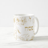 Mug Mes fleurs d'or de la moto passover (Devant droit)