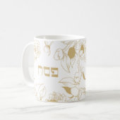 Mug Mes fleurs d'or de la moto passover (Devant gauche)