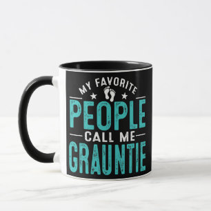 Mug Mes Gens Favoris M'Appelent Grauntie Vintage