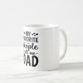 Mug Mes Gens Favoris M'Appelent Papa (Devant droit)
