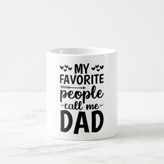 Mug Mes Gens Favoris M'Appelent Papa (Centre)