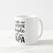 Mug Mes Gens Favoris M'Appelent Papa (Devant droit)