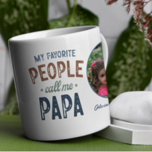 Mug Mes Gens Favoris M'Appelent Papa Personnalisé