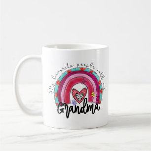 Mug Mes Gens Préférés M'Appelent Grand-Mère Arc-En-Cie