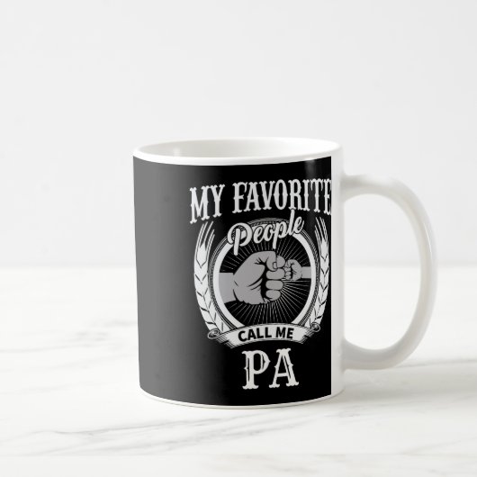 Mug Mes Gens Préférés M'Appelent Pa Grandpa (Droite)