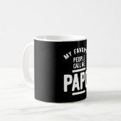 Mug Mes Gens Préférés M'Appelent Papo | Cadeau Père (Devant gauche)