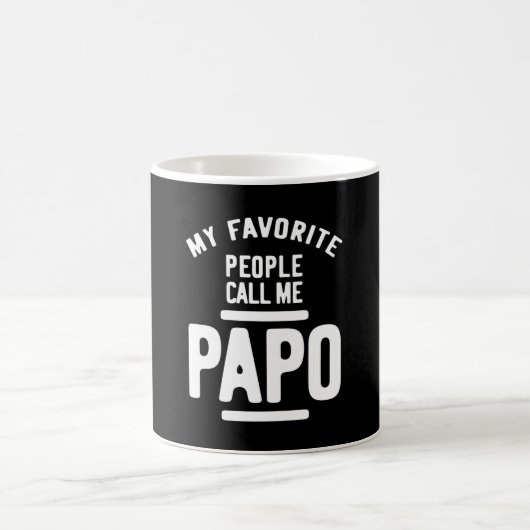 Mug Mes Gens Préférés M'Appelent Papo | Cadeau Père (Centre)