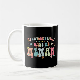 Mug Mes gens préférés m'appellent Memaw Retro Super Mo
