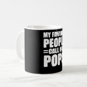Mug Mes gens préférés m'appellent pops (Devant gauche)