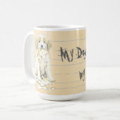 Mug Mes Grands Pyrénées Mangent Mes Devoirs (Devant gauche)