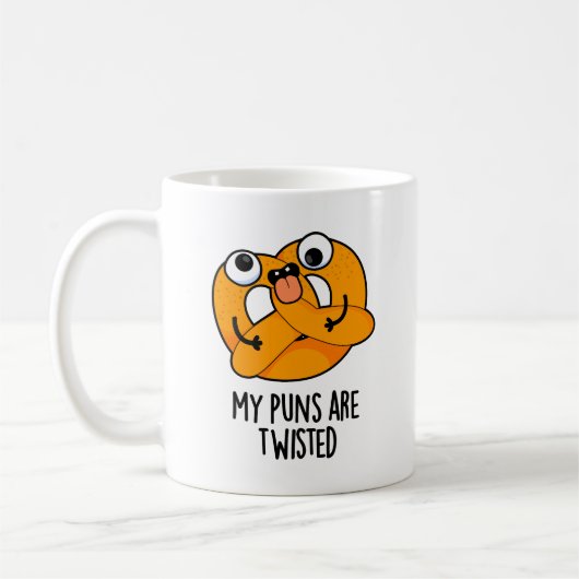 Mug Mes jeux de mots sont un biscuit apéritif drôle Tw (Gauche)
