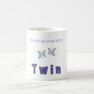 Mug Mes jours plus heureux sont passés avec mon jumeau