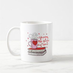 Mug mes livres sont épicés / livres amoureux cadeaux