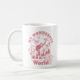 Mug Mes merveilleuses fleurs rétro du monde