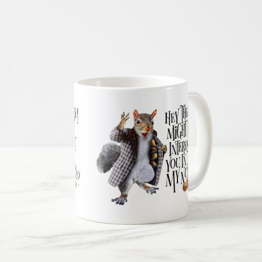 Mug Mes noix d'écureuil (Devant droit)