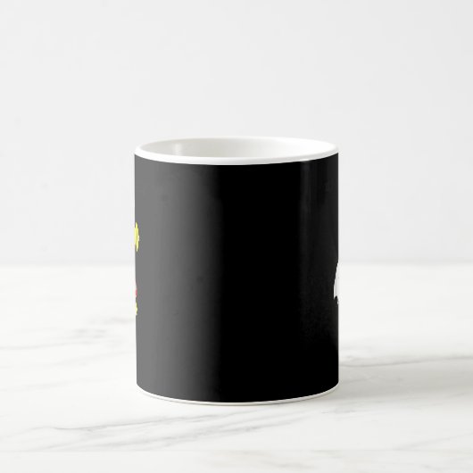 Mug Mes pensées Exactement Chien levant la jambe sur l (Centre)