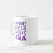 Mug Mes personnes préférées m'appellent Nana (Devant gauche)